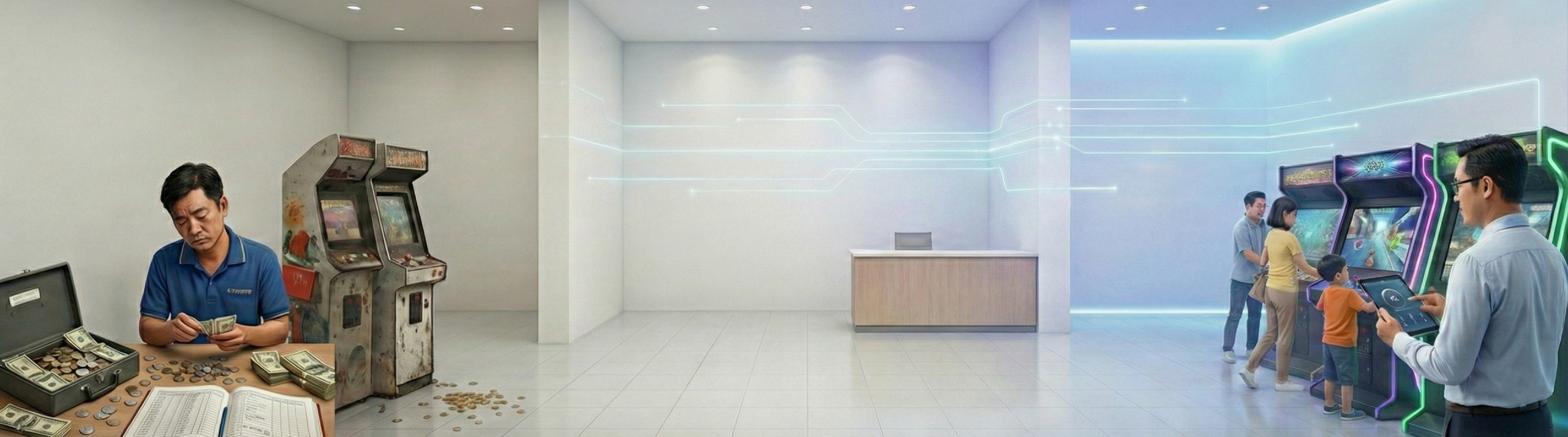 Giải pháp vận hành khu game bằng thẻ từ